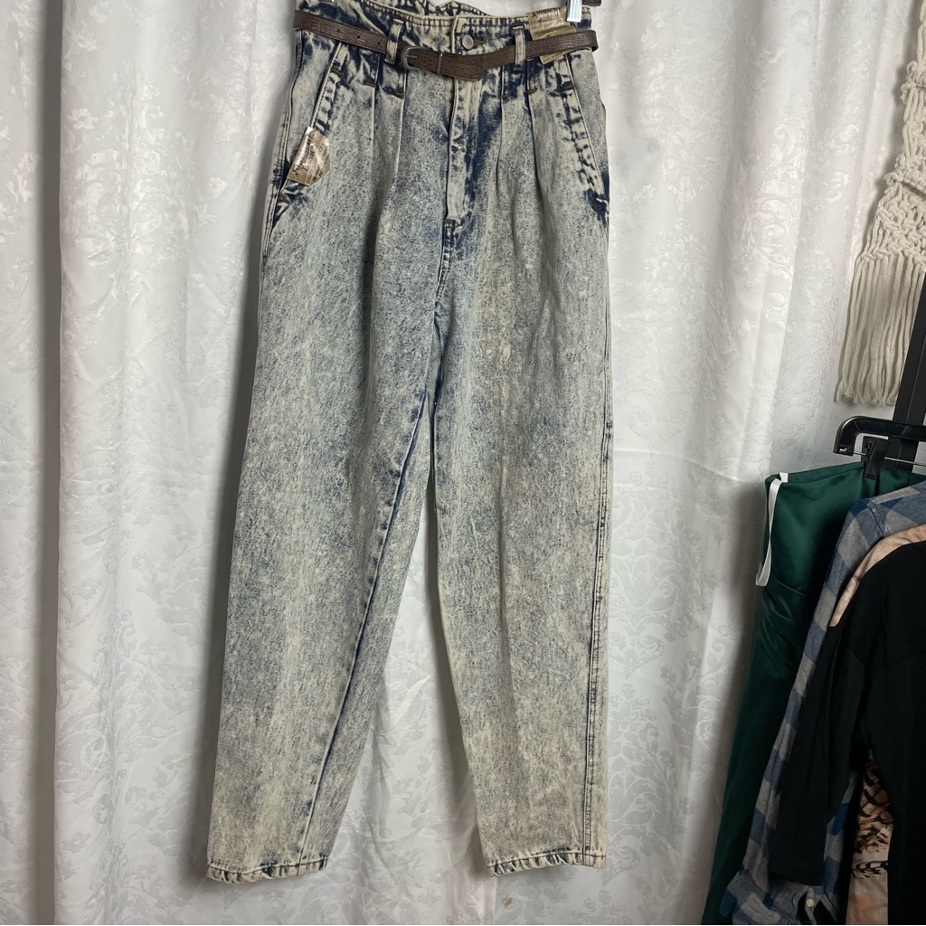 Y2k Jordache Basics Acid Wash High-Waisted Women Jeans